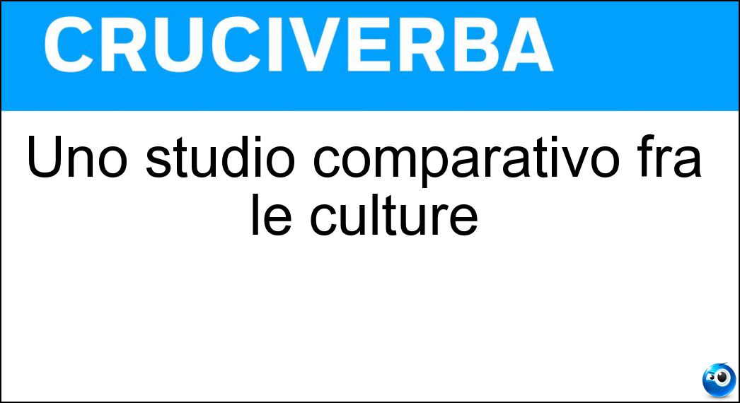 studio comparativo