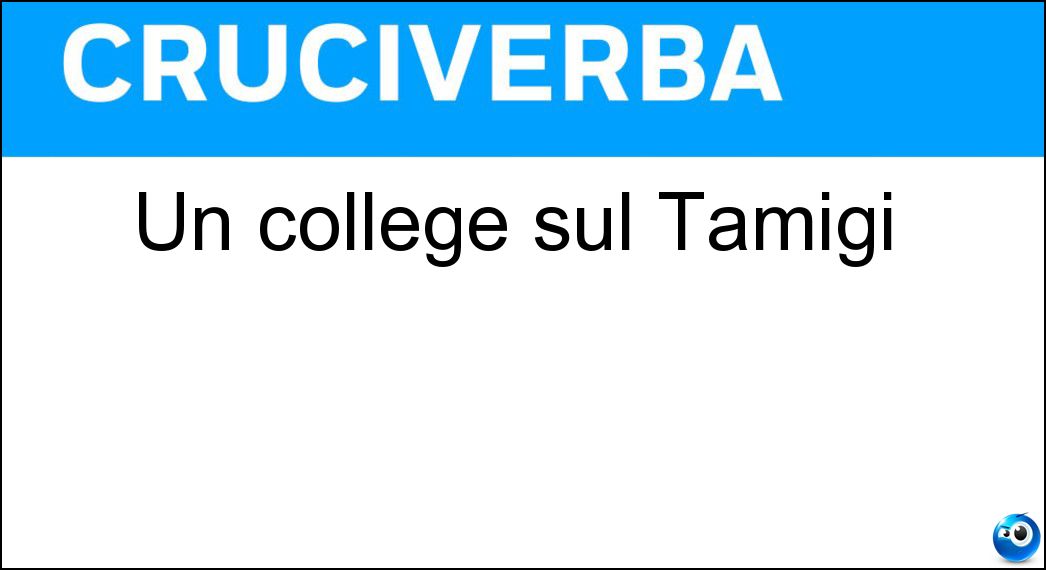 Soluzione Un college sul Tamigi - Eton