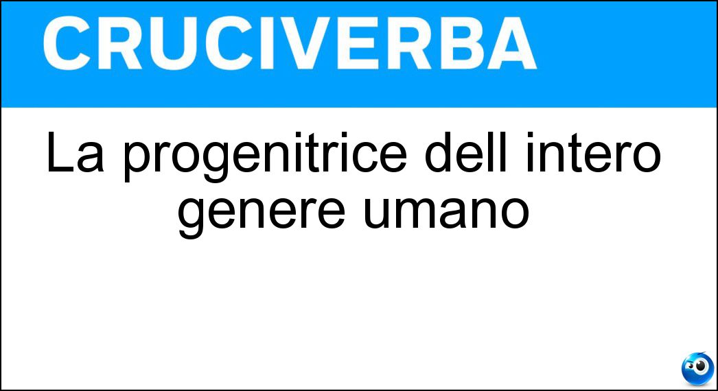 progenitrice dell