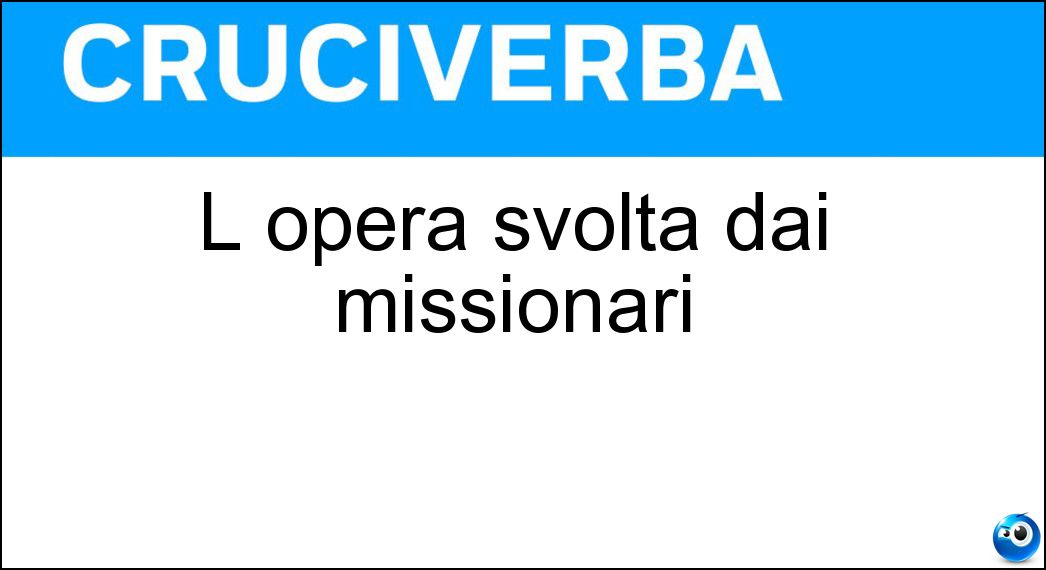 opera svolta