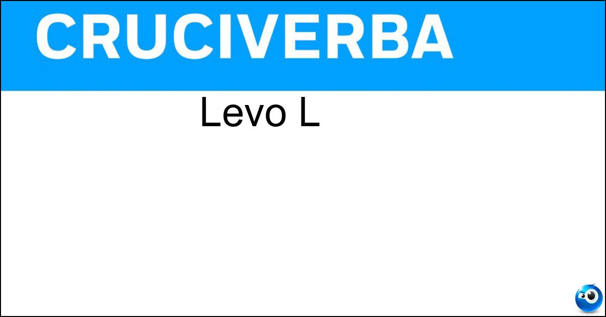 Levo L Soluzione Levo L - Evo