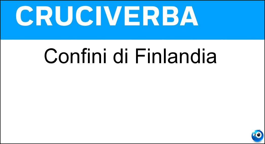 Confini di Finlandia Soluzione Confini di Finlandia - Fa