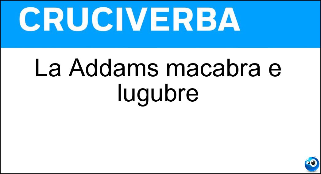 addams macabra