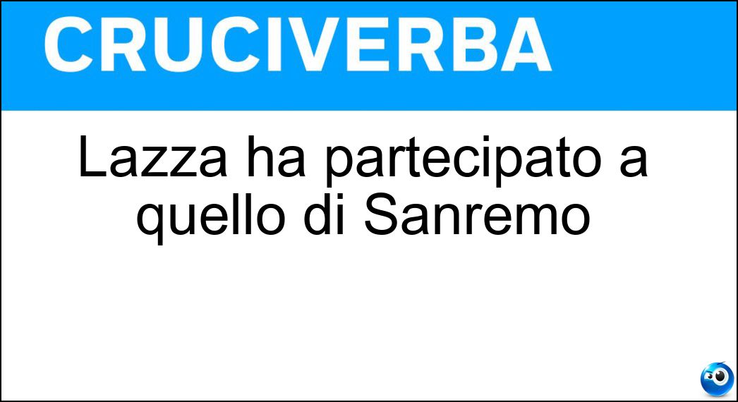 Lazza ha partecipato a quello di Sanremo