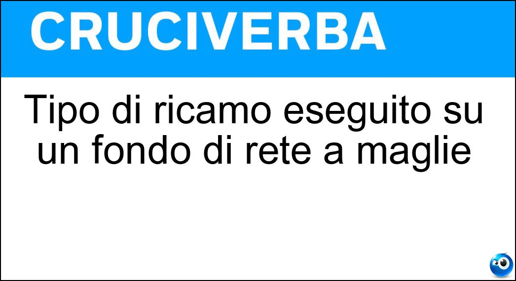 Definizione Cruciverba: Farla vuole dire andare avanti e indietro