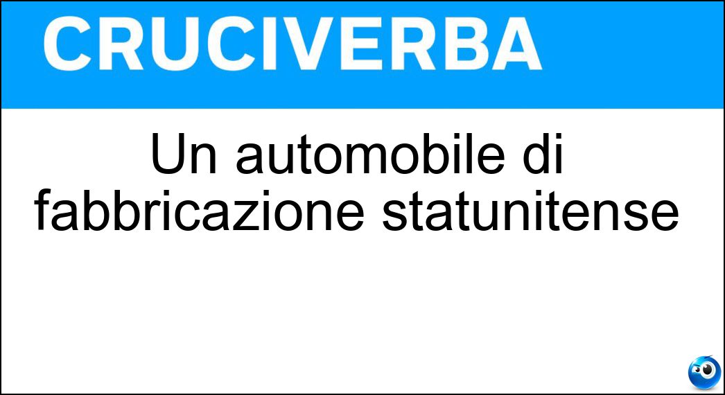 automobile fabbricazione