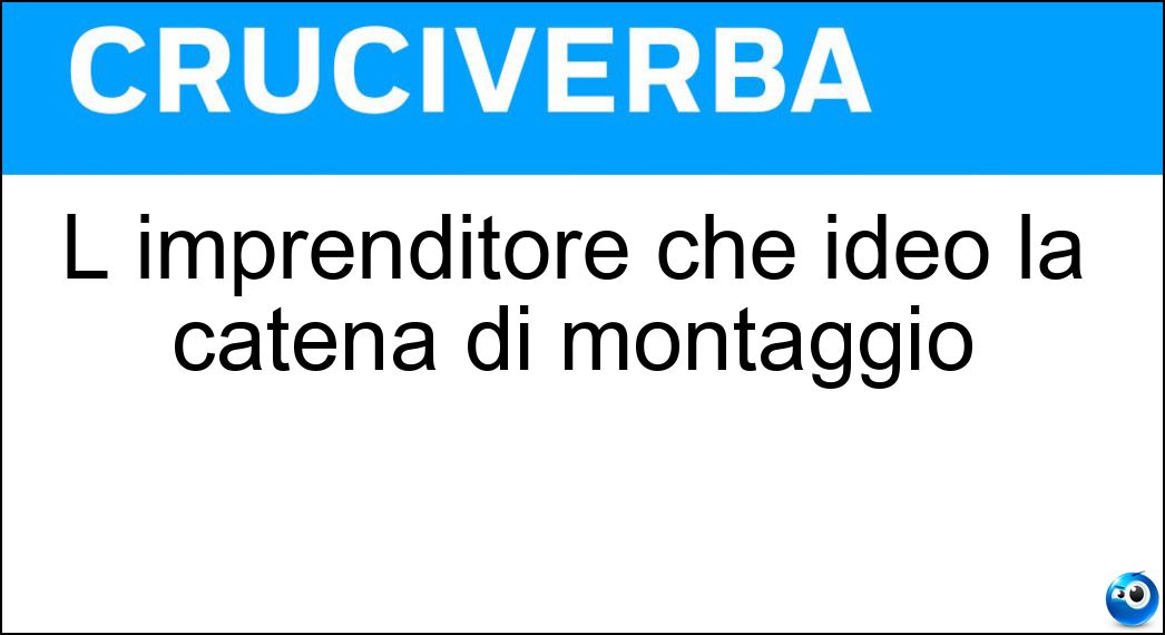 imprenditore ideò