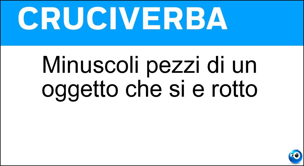 Definizione Cruciverba: Farla vuole dire andare avanti e indietro