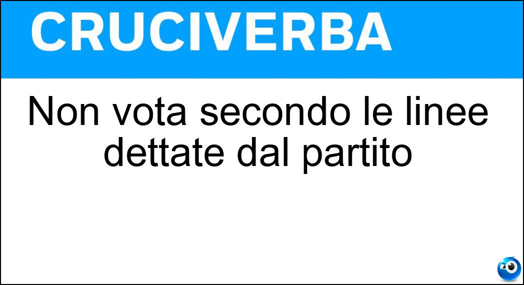 vota secondo