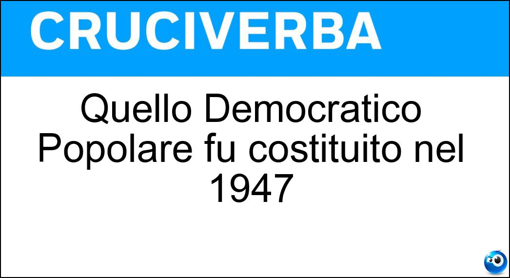 quello democratico