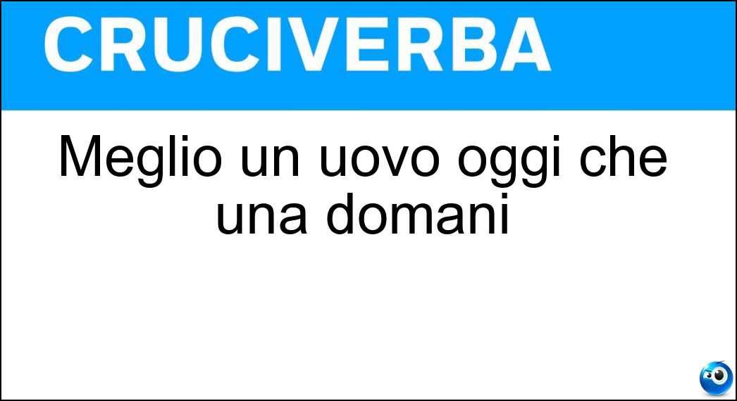 meglio uovo