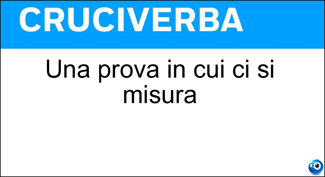 prova misura