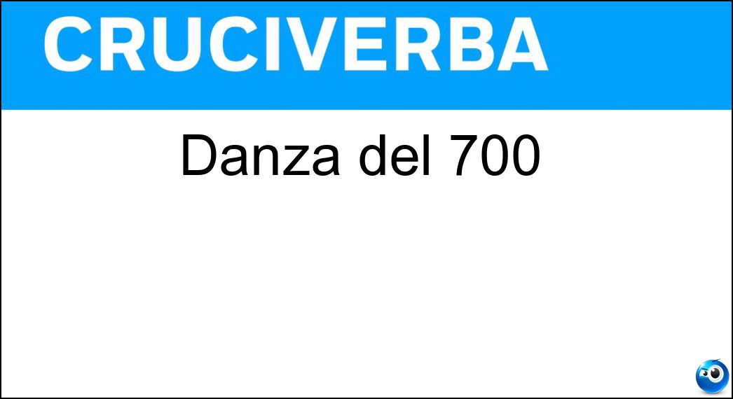 Danza del 700 Soluzione Cruciverba: Danza del 700 - Risposta Gavotta