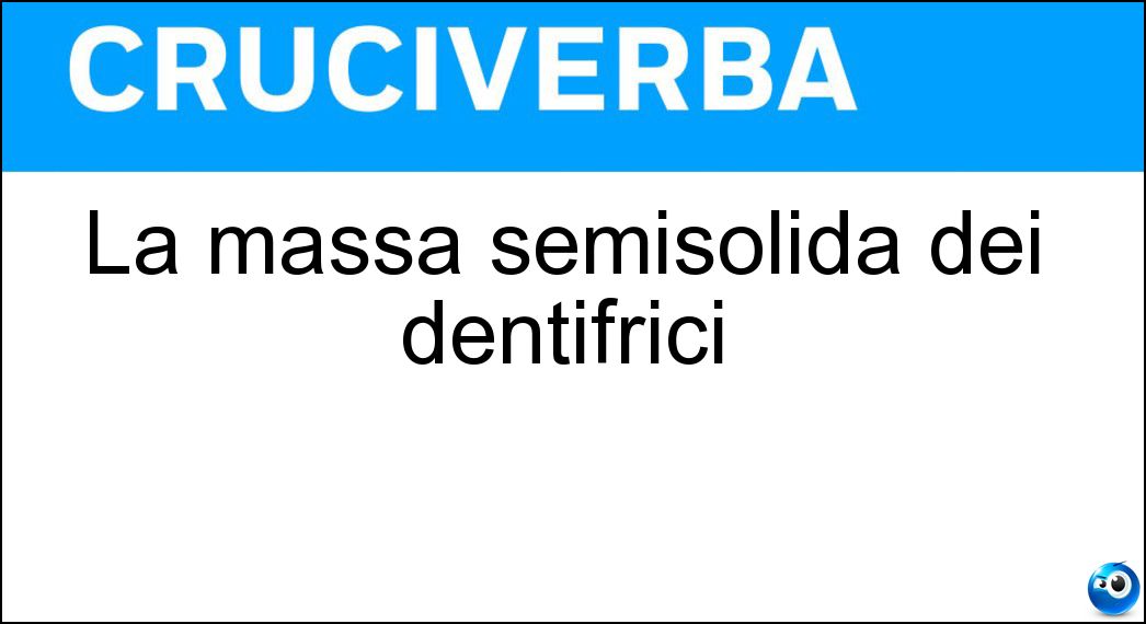 Definizione Cruciverba: Farla vuole dire andare avanti e indietro