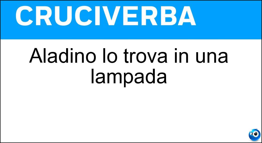 aladino trova