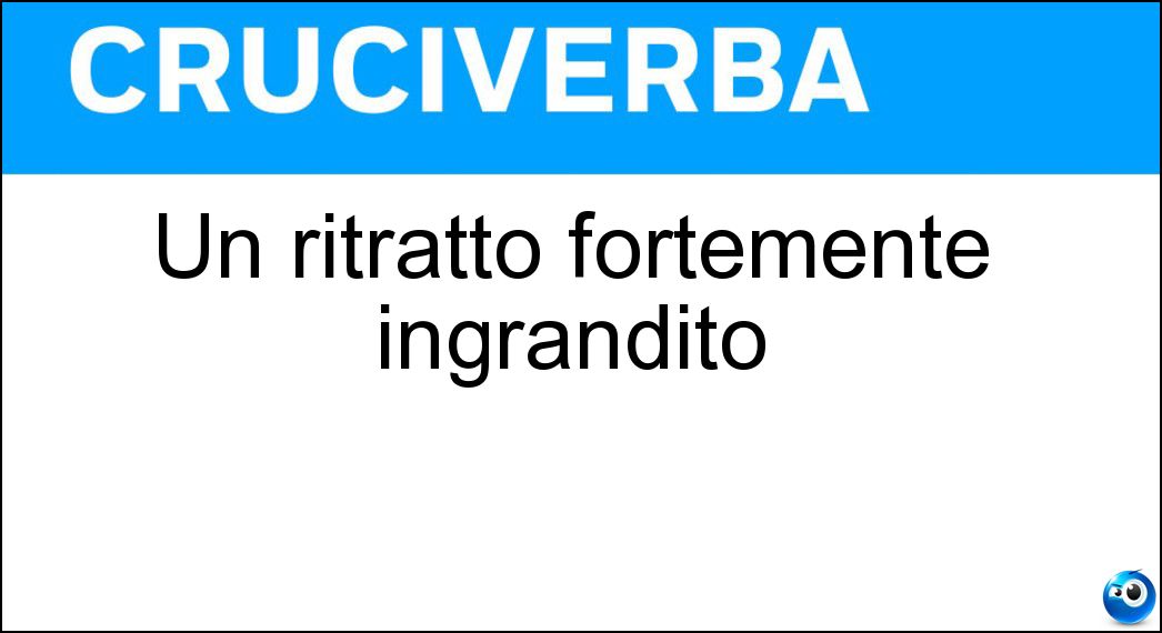 ritratto fortemente