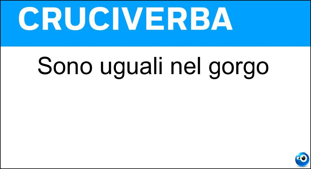 Sono uguali nel gorgo Soluzione Sono uguali nel gorgo - Go