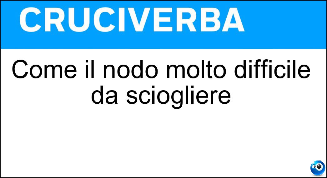Definizione Cruciverba: Farla vuole dire andare avanti e indietro
