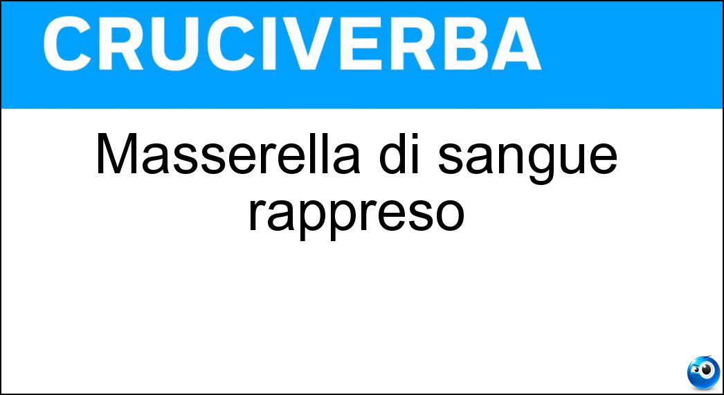 masserella sangue