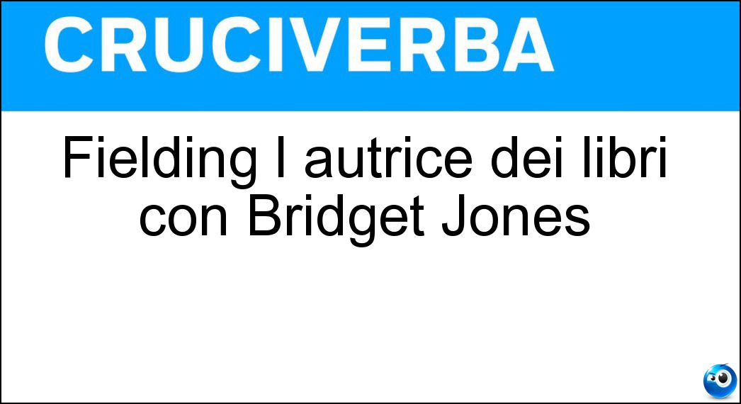 Fielding l autrice dei libri con Bridget Jones