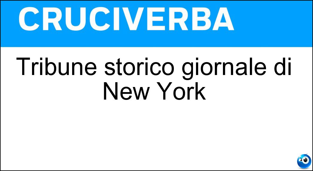 tribune storico