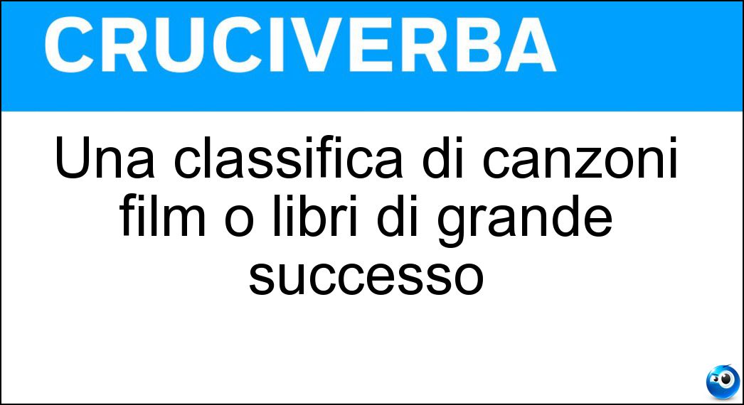 classifica canzoni