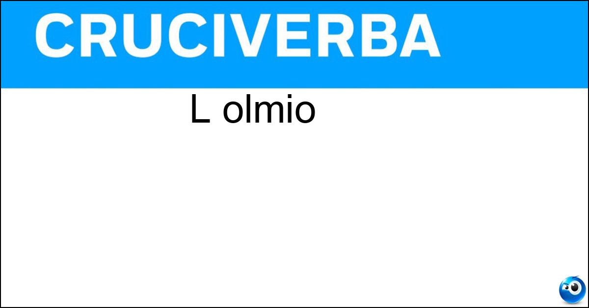 L olmio Soluzione L olmio - Ho