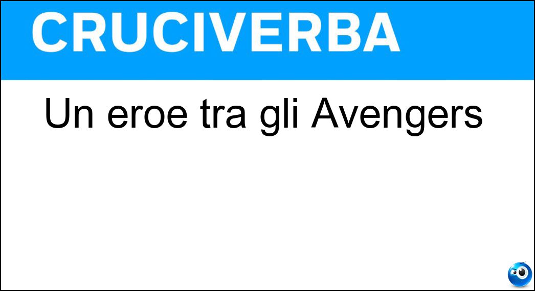 Un eroe tra gli Avengers Soluzione Un eroe tra gli Avengers - Hulk