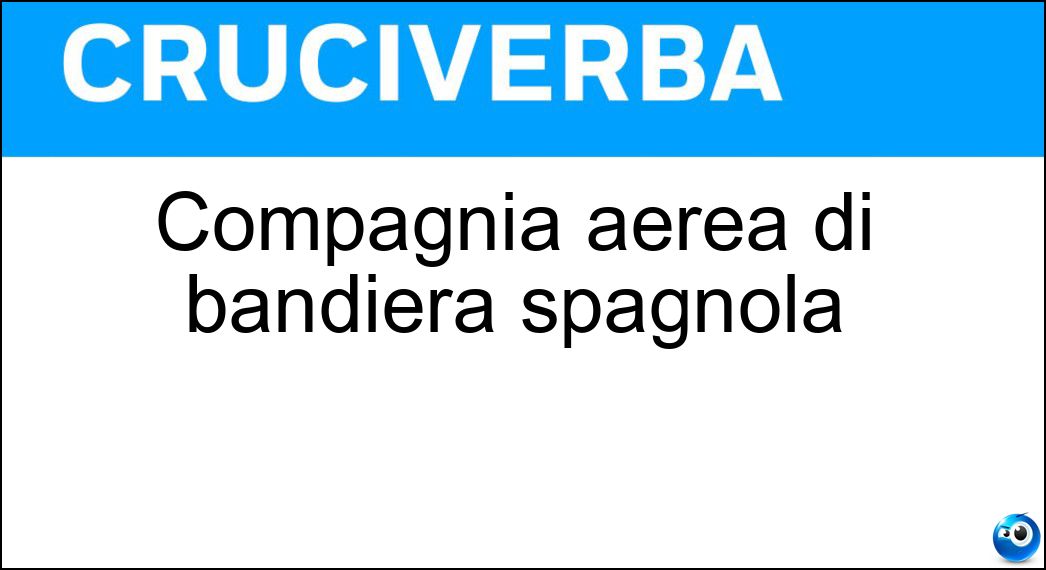 Compagnia aerea di bandiera spagnola