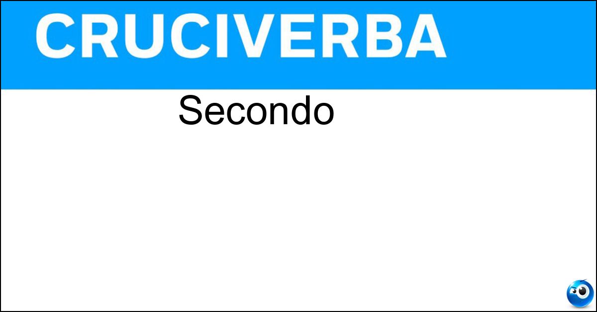Secondo Soluzione Secondo - Ii