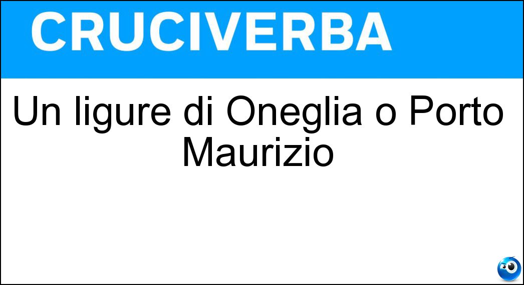 ligure oneglia