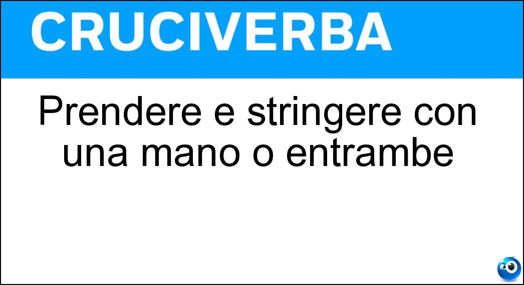 Definizione Cruciverba: Farla vuole dire andare avanti e indietro