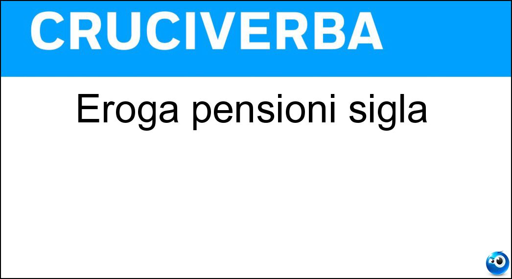 eroga pensioni