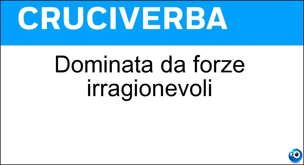 Definizione Cruciverba: Farla vuole dire andare avanti e indietro