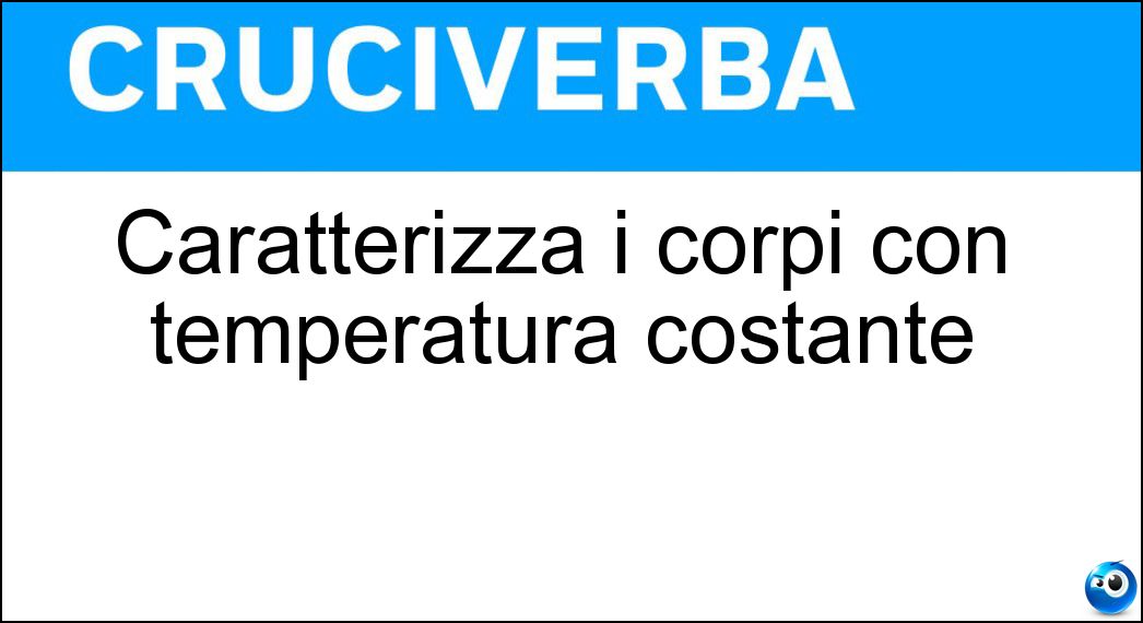 caratterizza corpi