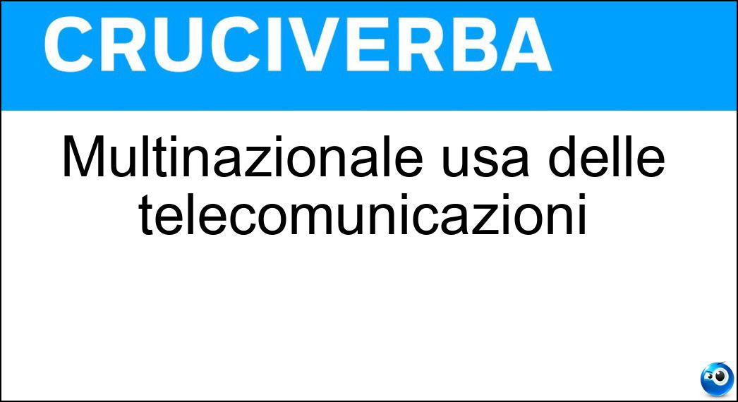 Multinazionale usa delle telecomunicazioni Soluzione Multinazionale usa delle telecomunicazioni - Itt