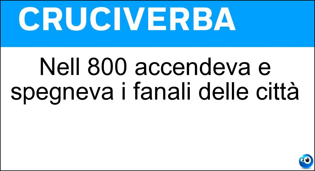 Definizione Cruciverba: Farla vuole dire andare avanti e indietro