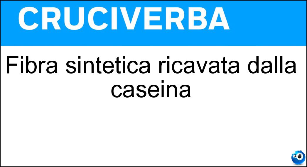 Fibra sintetica ricavata dalla caseina Soluzione Fibra sintetica ricavata dalla caseina - Lanital