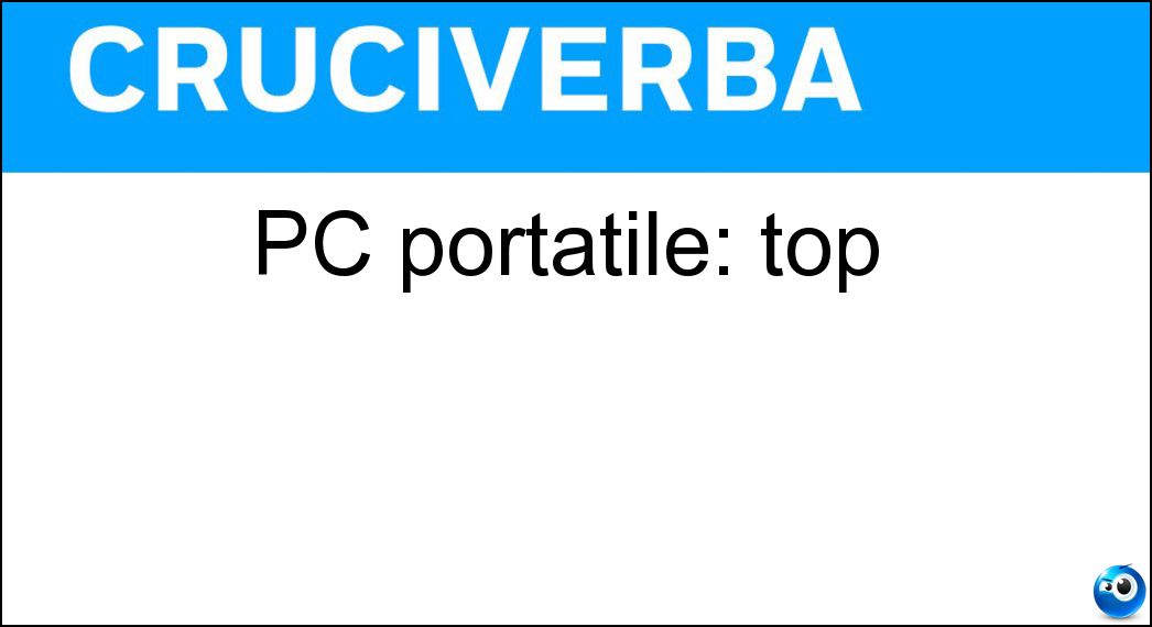 PC portatile: top Soluzione PC portatile: top - Lap