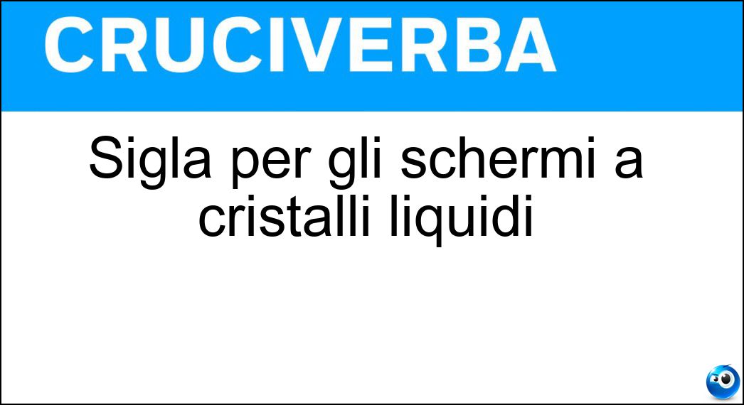 sigla schermi