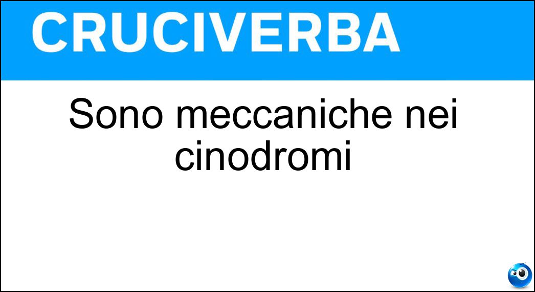 Sono meccaniche nei cinodromi Soluzione Cruciverba: Sono meccaniche nei cinodromi - Risposta Lepri