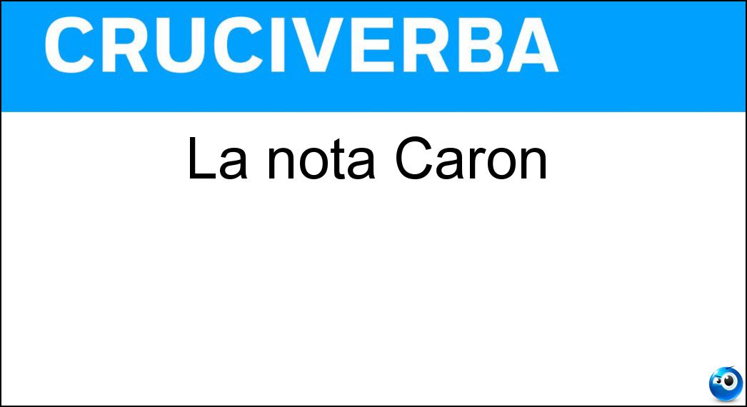 nota caron