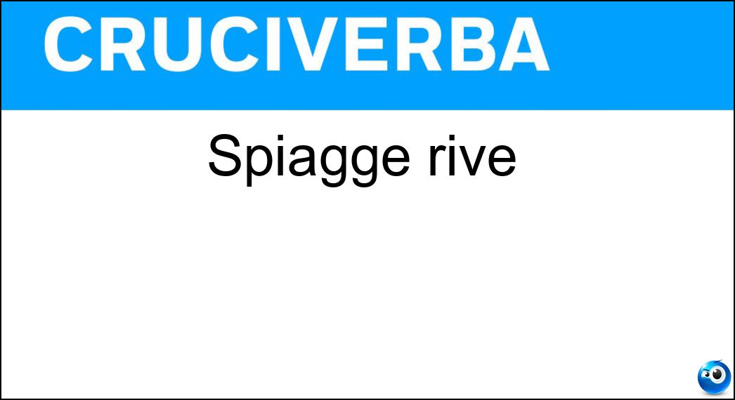 Spiagge rive Soluzione Spiagge rive - Lidi