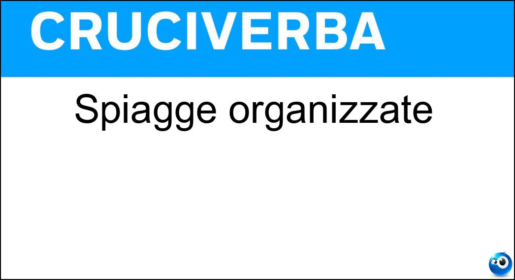 Spiagge organizzate Soluzione Spiagge organizzate - Lidi