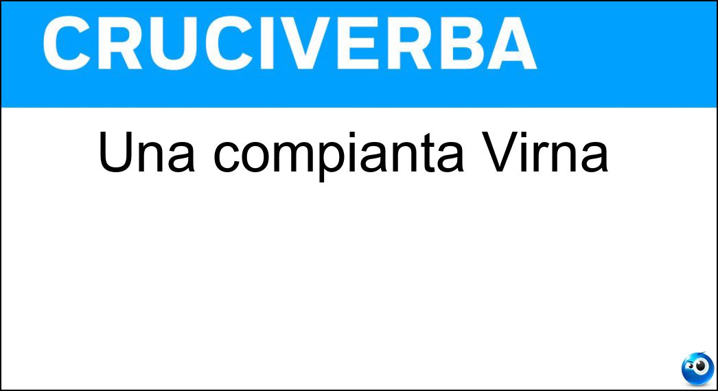 Una compianta Virna Soluzione Una compianta Virna - Lisi