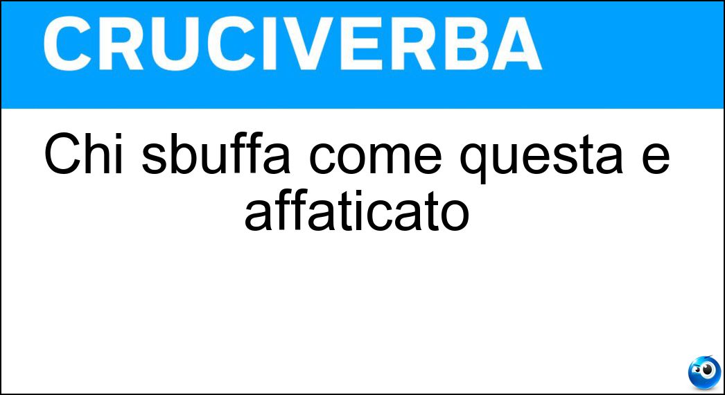 Definizione Cruciverba: Farla vuole dire andare avanti e indietro