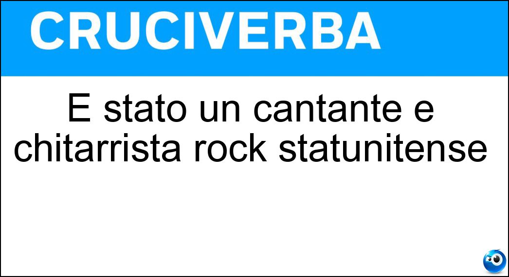 stato cantante