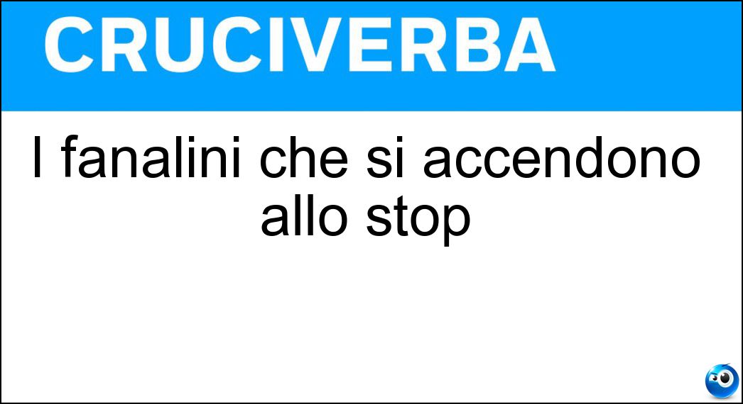 Definizione Cruciverba: Farla vuole dire andare avanti e indietro