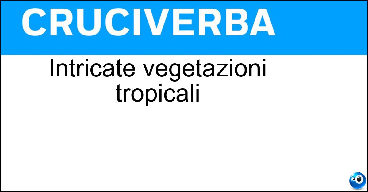 Soluzione Intricate vegetazioni tropicali - Mangrovie