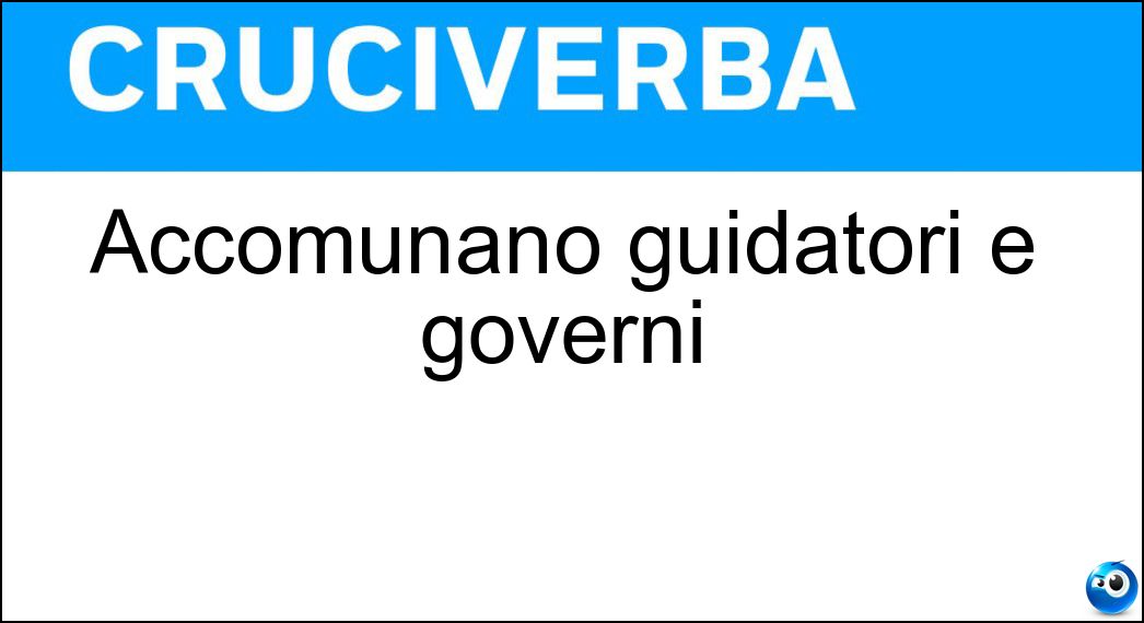 accomunano guidatori